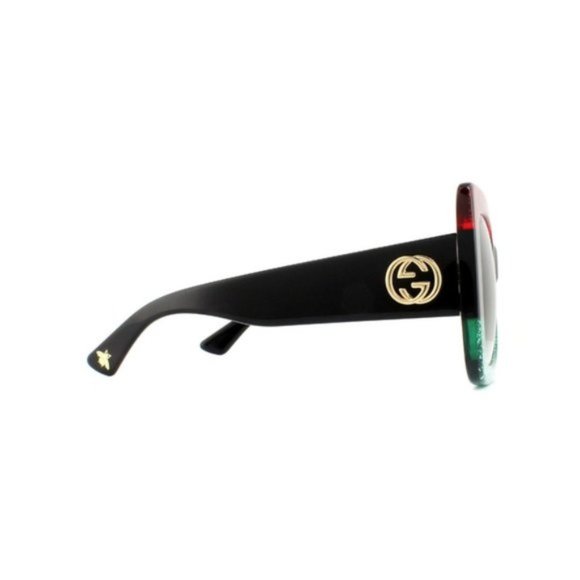 GUCCI GLITTER RED GREEN SUNGLASSES! NEW!
